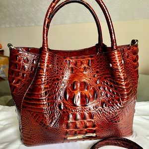 🧡🍁NWT! Brahmin Small Mallory Pecan Melbourne Leather🍁🧡